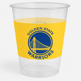 Golden State Warriors 16oz Plastic Cups